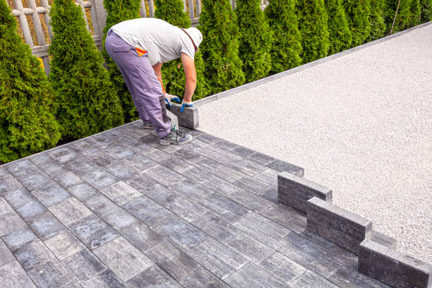 Permeable Paver Driveway in Claremont, NC